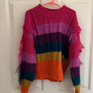 Colorful Striped Sweater